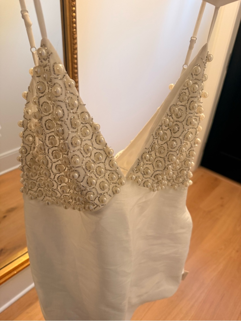 For Love And Lemons Pearly Bow Mini Dress - Picture 6 of 14
